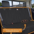 thumbnail image 2 of Funda de asiento de coche para perros Reliadura para asiento trasero a prueba de agua, 2 of 7