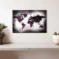 thumbnail image 2 of Elephant Stock Aged World Map Xl Wall Art - Horizontal Canvas Wall Art - Living Room Wall Decor - Education Canvas - Black And White Decor - 12" x 8", 2 of 4