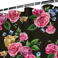 thumbnail image 4 of Waterproof Pioneer Shower Curtain 72x84 Inch Polyester Unique Cute Floral Shower Curtain for Bathroom Hotel Home Decor with 12 Plastic Hooks, 4 of 5