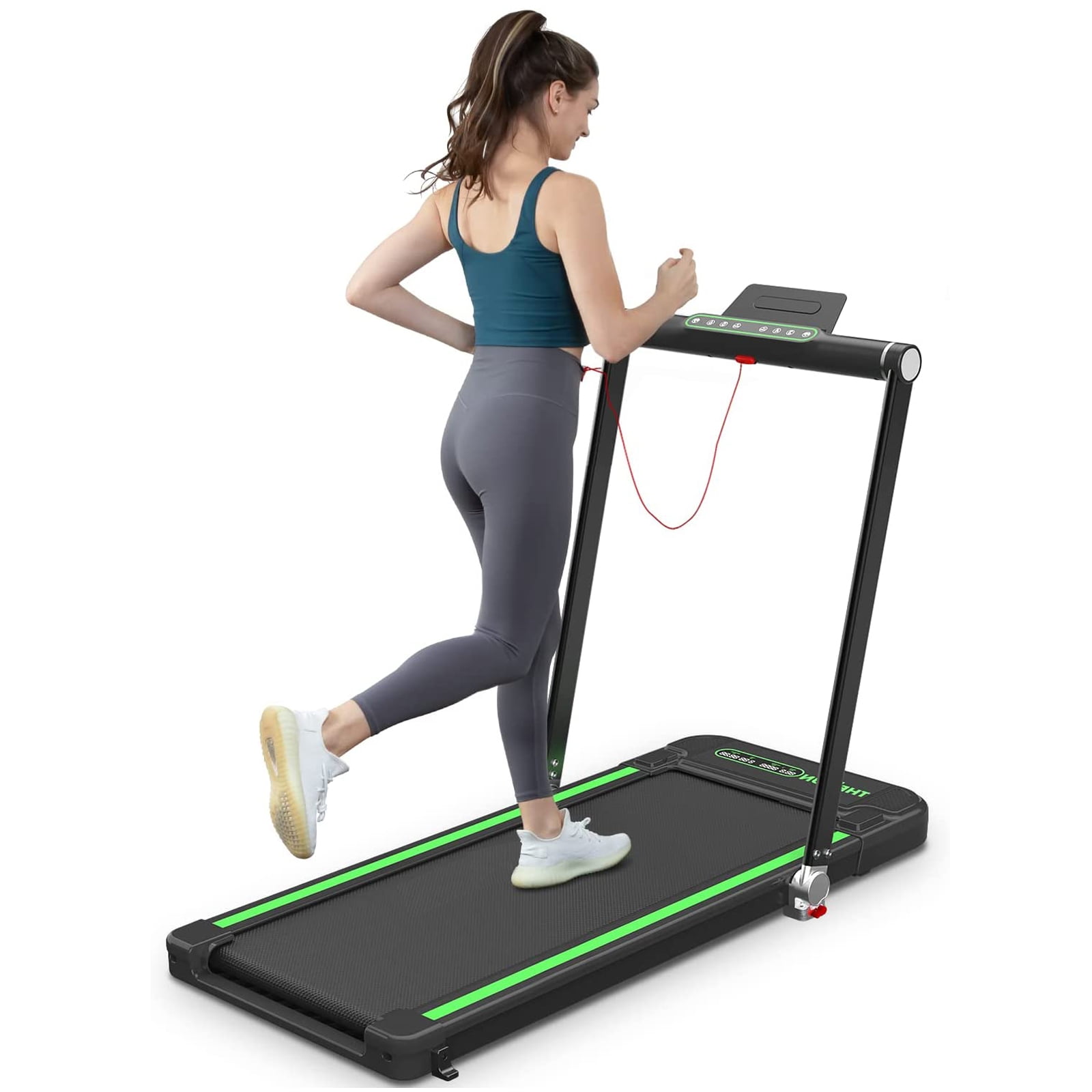 Folding Treadmill for Home, Dripex 2.5HP Under Desk Treadmill w/Widened