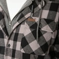 thumbnail image 5 of Sherpa-Lined Hooded Flannel Shirt-Jacket, 5 of 5