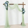 thumbnail image 4 of Wedding Arch Drapery Curtains In The Background Chiffon Fabric Shade Cloth Party Monolithic Wedding Decoration, 4 of 8