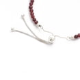 thumbnail image 4 of Natural Red Garnet Round Shape Bracelets in Sterling Silver for Women, January Birthstone Jewelry for Her Birthday, Wedding Anniversary, Christmas, Mothers Day, 4 of 7