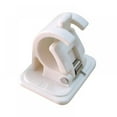 thumbnail image 1 of 2 Pcs Hanging Rod End Hanging Clips Adhesive Wall Hanging Curtain Hanging Rod Clip Hook Suction Box, 1 of 6