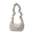 thumbnail image 1 of Bolso Tote Acolchado Hombro Acolchado Hobo Grande Acolchado para Mujer Caqui, 1 of 9