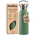 thumbnail image 1 of Botella Térmica Aislada Bambaw de 750 ml Verde Salvia, 1 of 8