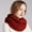 Wine, variant on ZSQDM Scarf Loop Padded Scarf Bib Woolen Winter Knit Warmth Circle Womens Scarf Women beanie Hat Scarf ,Hat,& Gloves Kitsch Shower Cap
