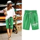 thumbnail image 1 of Puntoco Pantalones Cortos De Verano Mujer Moda 2024 Pantalones Cortos De Mujer Algodón Y Lino Estampado De Moda Cintura Elástica Pantalones De 5 Pulgadas Cordón Pantalones Cortos De 5 Pulgadas, 1 of 4