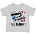 thumbnail image 3 of Inktastic Proud Granddaughter of a Veteran Veterans Day Girls Toddler T-Shirt, 3 of 5