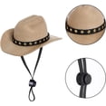thumbnail image 3 of Dalrosia Dog Cowboy Hat Halloween Dog Bandana Scarf Funny Dog Halloween Costumes for Small Medium Large Dogs Pets, 3 of 6