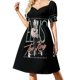 thumbnail image 1 of Elvís Présléy oficial Vintage diseño The King vestido de manga corta vestido de mujer verano 2025 vestidos para mujer vestidos de baile, 1 of 6