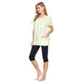 thumbnail image 2 of Casual Nights Women's Snap Front Smock Cobbler Woven Scrub Apron Top with Pockets, 2 of 4