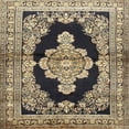 thumbnail image 1 of Ahgly Company Machine Washable Indoor Square Traditional Brown Area Rugs, 3' Square, 1 of 7