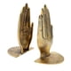 thumbnail image 1 of Heavy Duty Book Holders Made Of Iron For Book Organization 1 Pair Golden Finish, 1 of 4