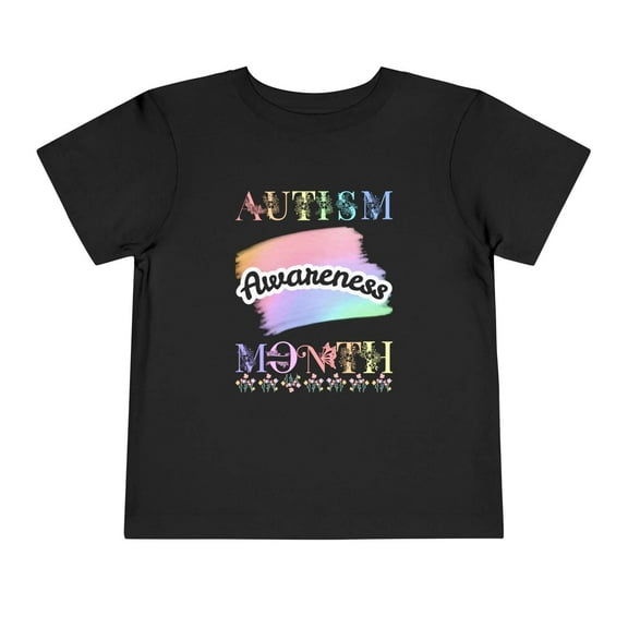 Autism Awareness Pastel Design Toddler Tee, autism tee shirts