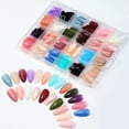 thumbnail image 4 of 576Pcs/Box Fake Nails Easy to Paste Removable Short Medium Length Long Acrylic Matte Press on Nails Nail Salon Accessories, 4 of 8