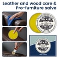 thumbnail image 6 of Leather Cream Kit with Brush and Towel, Leather Cleaner and Balm, Scratch and Shine for Sofa, Shoes, Bags and Jackets 100g, 6 of 9