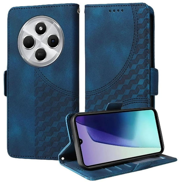 Funda GANGXUN para Xiaomi Redmi A4 con diseño acolchado elegante, cuero PU, protección total y ajuste preciso