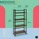 thumbnail image 4 of Librero Plegable Mubson Elden 4 Repisas 30x60 cm Altura 125 cm, 4 of 5