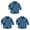 Z-Blue 3PCS, variant on Boys Denim Button Down Shirt Long Sleeve Lightweight Chambray Tops Boys Girls Middle Kids Autumn Thin Casual Denim Lapel Jacket Shirt