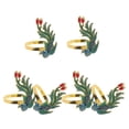 thumbnail image 2 of Miangastore 6pcs Elegant Alloy Napkin Rings Phoenix Design Party Favor Holders, 2 of 8