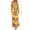Gold, variant on Bibifish Womens Dresses Ethnic Style Off Shoulder Red Floral Printed Long Maxi Dresses Breathable Flowy Swing Dresses Elegant Travel Outfits
