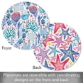 thumbnail image 7 of CounterArt Bright Lagoon Easy Care Flexible Plastic Table Place Mat, 4 Pack, 7 of 7