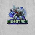 thumbnail image 2 of Women's Transformers: EarthSpark Megatron Badge  Graphic Tee Athletic Heather Small, 2 of 4