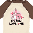 thumbnail image 4 of Inktastic My Mimi Loves Me Llama Girls Long Sleeve Baby Bodysuit, 4 of 5