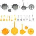 thumbnail image 4 of Shisuyan Mini Spoons And Forks Silver Plastic 20Pcs 2.16X1.18X0.20in, 4 of 9