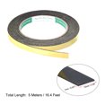 thumbnail image 2 of Uxcell 10mm Wide 1mm Thick 5m Long Weather Strip Foam Seal Tape, 2 of 5