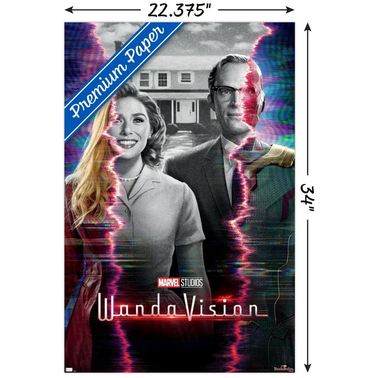 Wanda vision marvel キャスリンハーン　サイン Marvel WandaVision - One Sheet Wall Poster, 22.375
