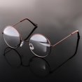 thumbnail image 1 of Hombres Mujeres Anteojos Montura  Metal Bronce shamjiam Gafas redondas de la vendimia, 1 of 9