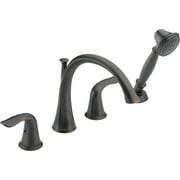 Delta Lahara Roman Tub Filler with Hand Shower, Available in Various Colors
