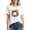 #02 White, variant on Busydd Independence Day T Shirts for Women Fashion American Flag Print 4th of July Patriotic Tshirts Casual Round Neck Short Sleeve Summer Tops Comfy Cotton Graphic Tees S