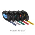 thumbnail image 2 of FlyFlise Labeling Tape 91201 Plastic Self-Adhesive Refills Black Print on, 2 of 7