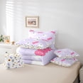 thumbnail image 6 of Manfei Cartoon Ghost 7 Pieces Full Size Bedding Sets,Dark Aesthetic Halloween Full Size Bed in a Bag,Halloween Reversible, 6 of 7