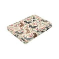 thumbnail image 6 of Wijzvio Dachshund Dog Floral Flower Throw Blanket Soft Fuzzy Fleece Blanket For Couch Bed Living Room Decoration 40"X30", 6 of 9