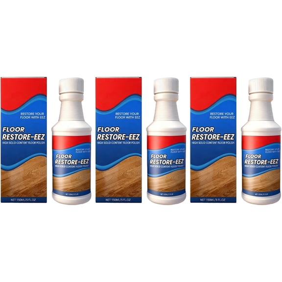 Floor Restore Cleaner & Polish,Hardwood Floor Restorer & Shine Enhancer for Laminate(3pcs- LI)