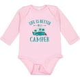thumbnail image 3 of Inktastic Life's Better in a Camper Girls Long Sleeve Baby Bodysuit, 3 of 5
