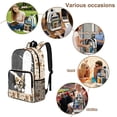 thumbnail image 4 of Xoenoiee Corgi Dog Paw Bone Print Kids Clear Backpack for Girls See Through Preschool Kindergarten Elementary School Backpack Transparent Bookbag Schoolbag Daypack with Adjustable Padded Straps, 4 of 7
