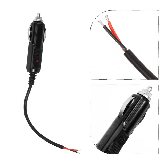 WEUVEB Cable De Extensión Para Encendedor De Autos Ligero Y Color Negro