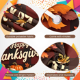 thumbnail image 3 of Decorative Design Happy Thanksgiving Banner Colorful Theme Fall Leaves Turkey Illustration for Thanksgiving Celebration Holiday Party Autumn Decoration, 3 of 5