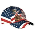 thumbnail image 2 of Lotusprinthandmade Personalized US Eagle Veteran Classic Baseball Cap Multicolor, Veteran Cap, 2 of 7