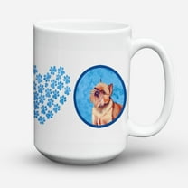 Carolines Treasures LH9359BU-CM15 Blue Brussels Griffon Coffee Mug 15 oz 15 ounce multicolor