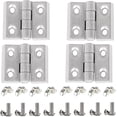 thumbnail image 1 of EcoNesxp 4-Piece Aluminum Profile Hinge Mounting Kit Aperture 3030 Series Slot Aluminum Profile Extrusion Frame, 1 of 4