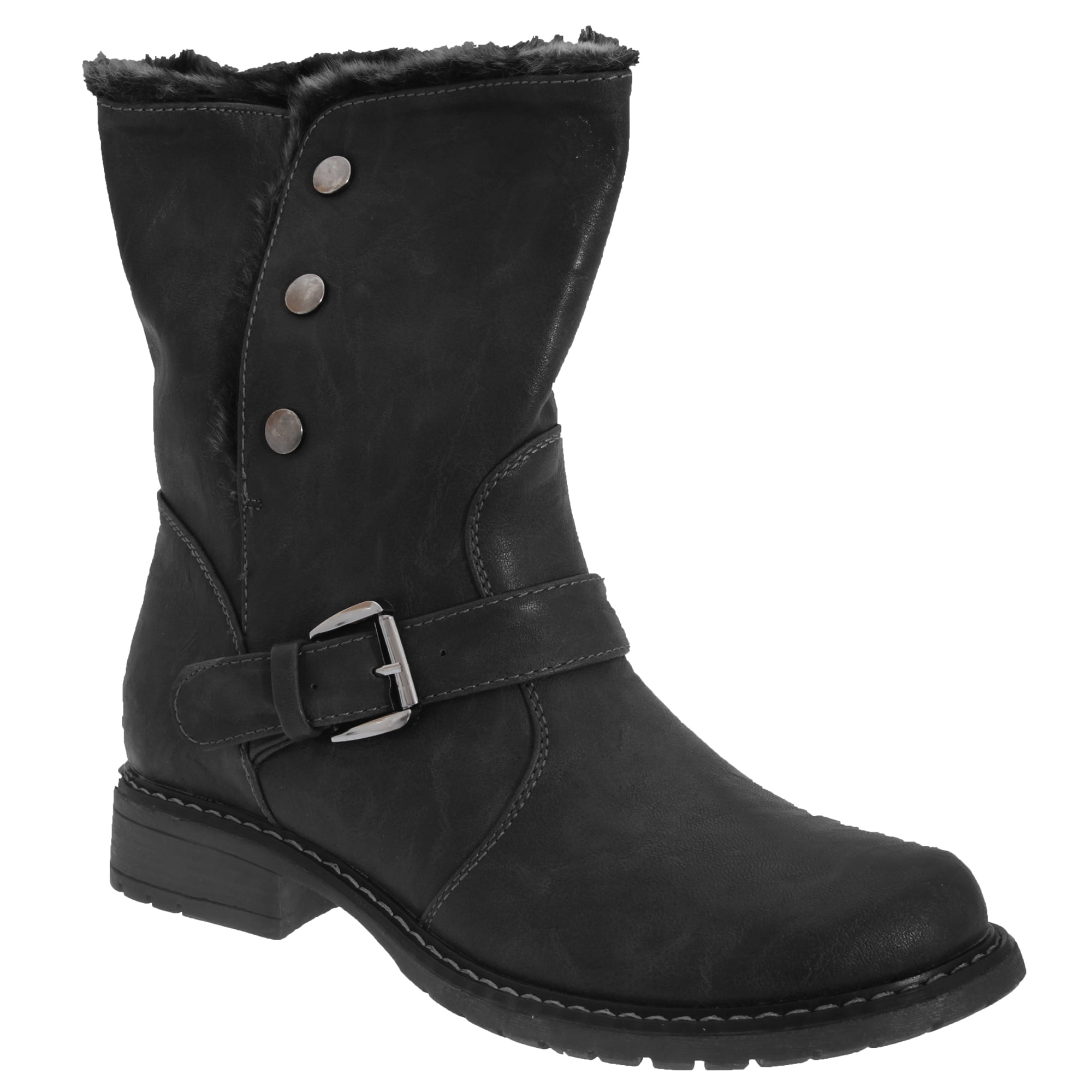 Cats Eyes Womens Fold Down Biker Style Ankle Boots Walmart Canada
