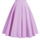 thumbnail image 4 of Vestido retro de manga corta con cuello de muñeca y temperamento en la cintura para mujer Pompotops ghjkhdj10001, 4 of 5