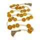 thumbnail image 2 of Colgante de Cuentas de 2,4 Metros con Borla, Hecho con Rodajas de Naranja Secas. Corona de Cuentas de Madera para Decoración Navideña de Chimenea o Hogar., 2 of 6