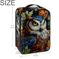 thumbnail image 6 of Owl Polyester Shoe Storage Box Organizer, 23x31cm/9x12in Compact Container for Shoes, Closet, under Bed - Keep Footwear Neat and Tidy!, 6 of 7